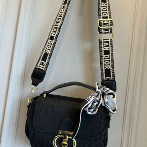 Dior Black Diamond Shaped Bag