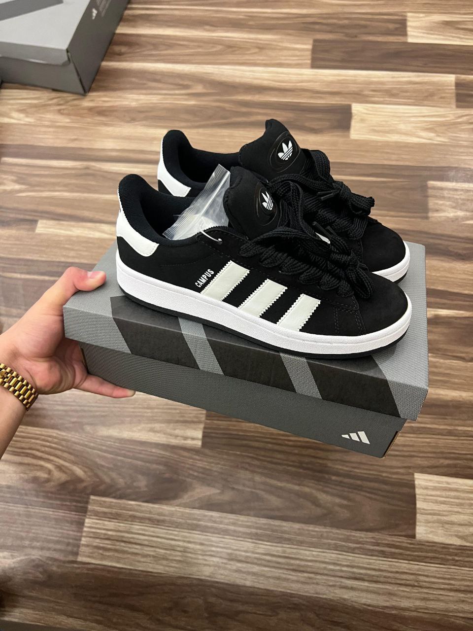 first-copy-adidas-campus-black