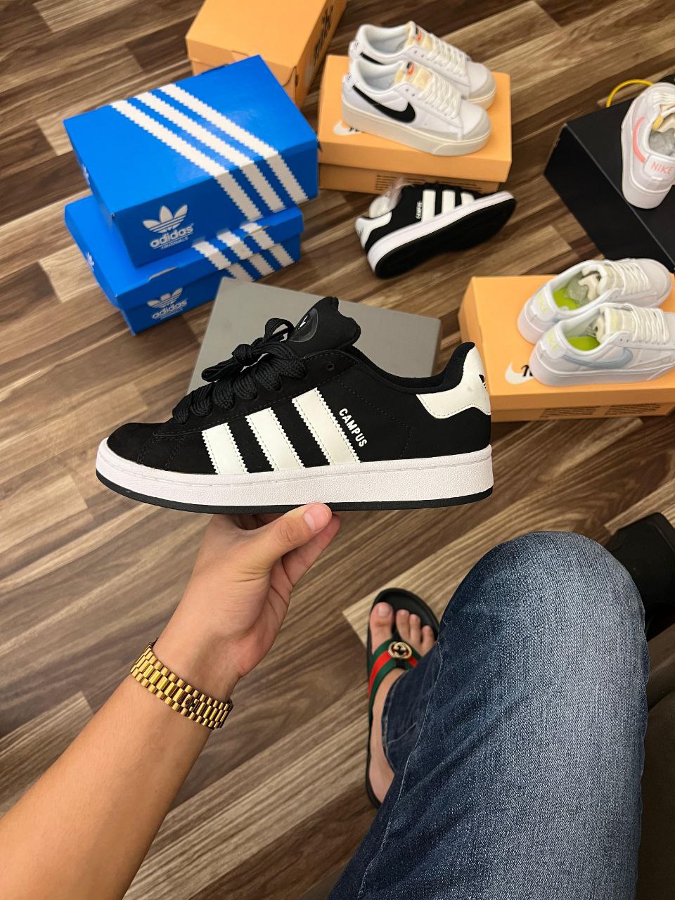 first-copy-adidas-campus-black-3