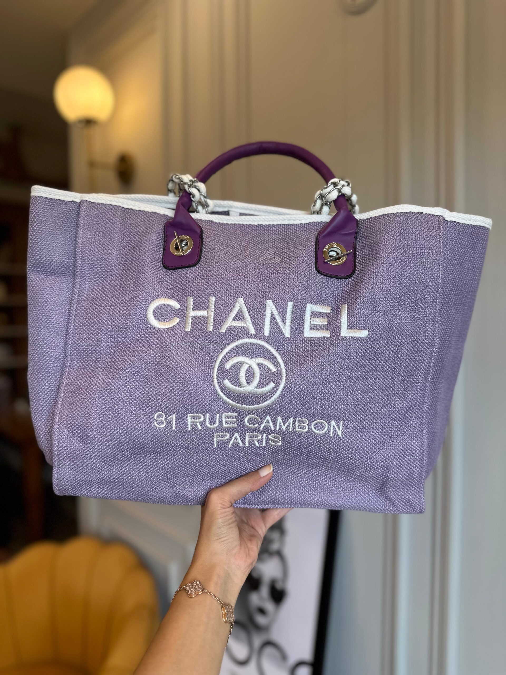 first-copy-chanel-tote-bag-purple-2