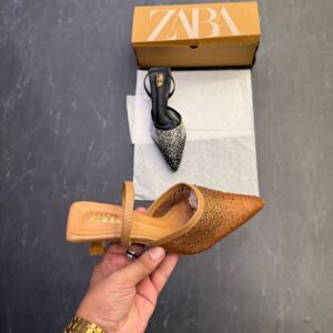 First Copy Zara Shinny Heels - 2