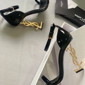 first-copy-ysl-patent-black-golden-heels-4