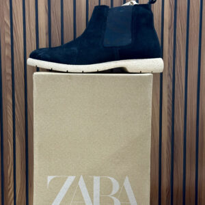 Zara First Copy Chelsea Boots with TPR Sole (Black) - 3