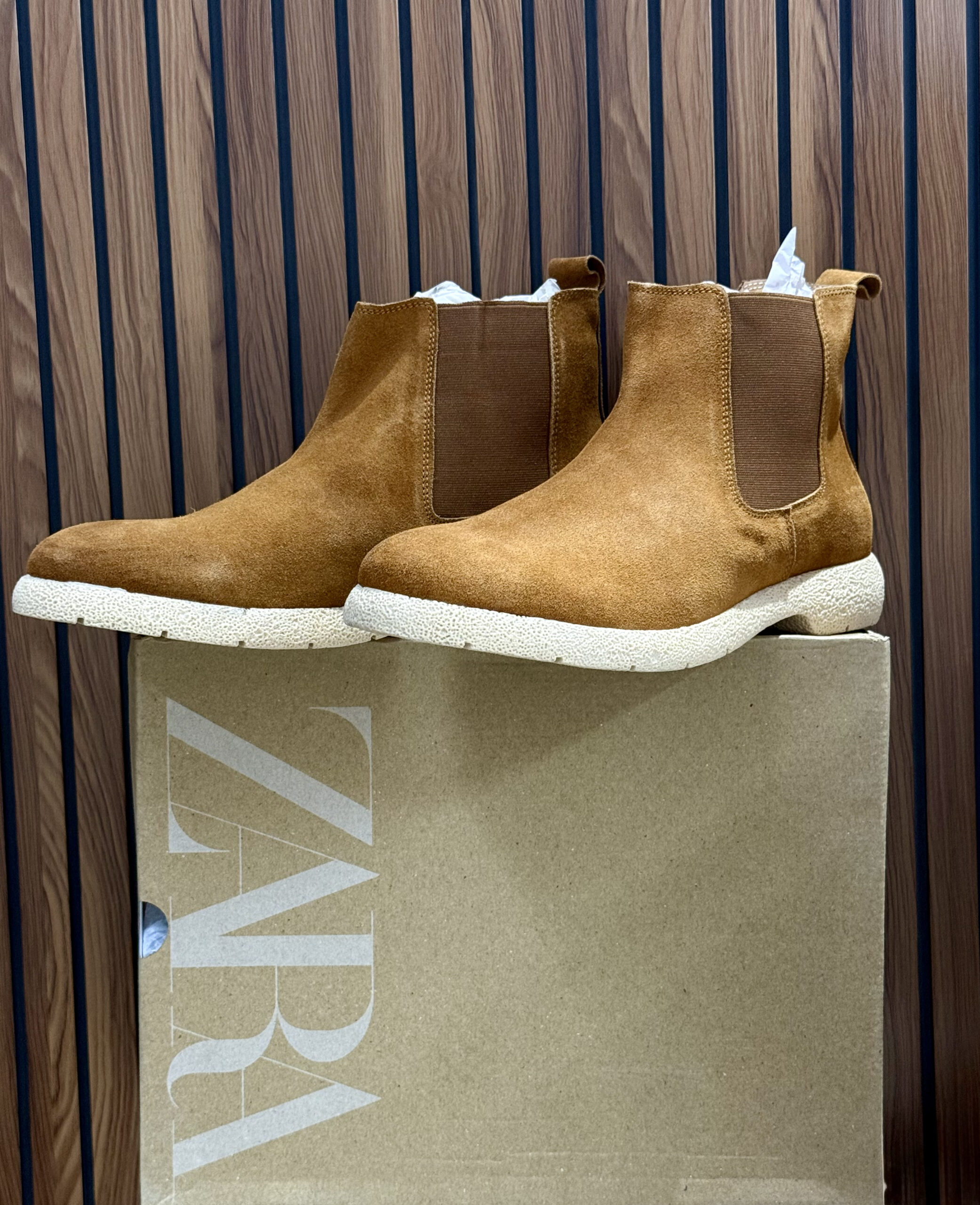 Zara First Copy Chelsea Boots with TPR Sole
