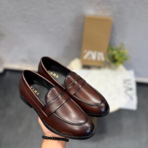 ZARA Brown Loafer First Copy